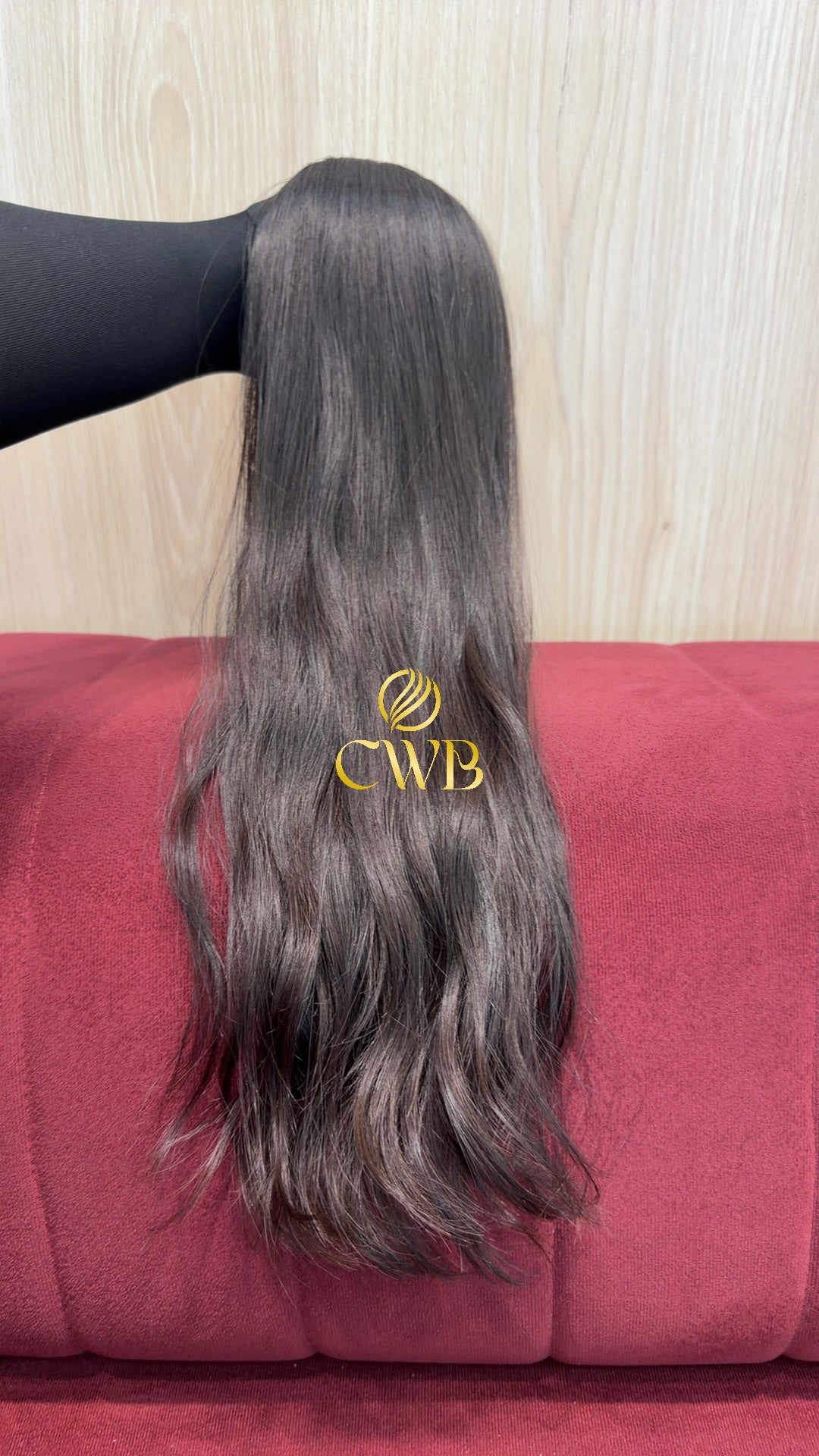 Cabelo Castanho Médio 56cm 76g Brasileiro do Sul