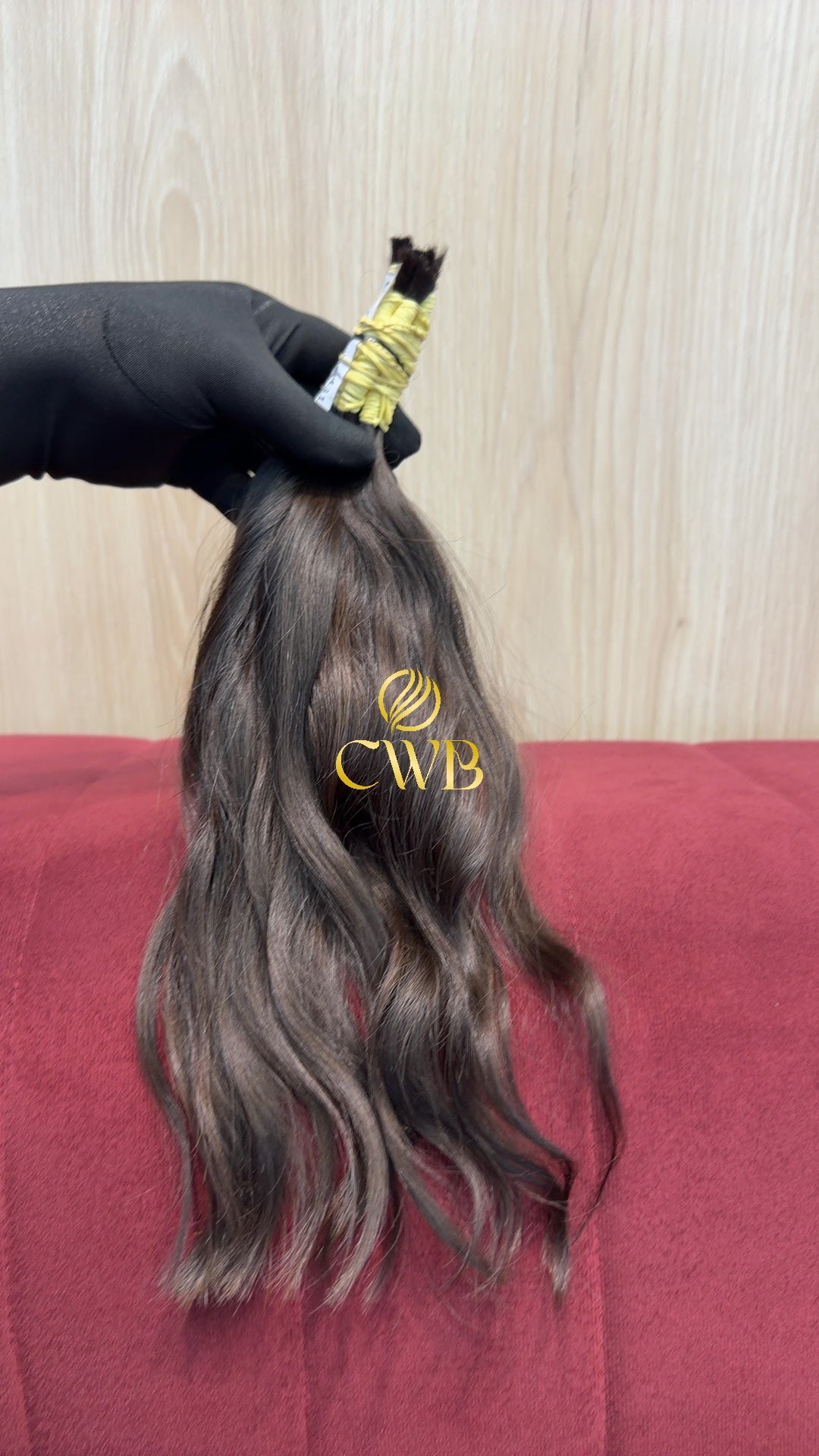 Cabelo Castanho Claro 39cm 61g Brasileiro do Sul