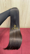 Cabelo Castanho Claro 59cm 105g Brasileiro do Sul