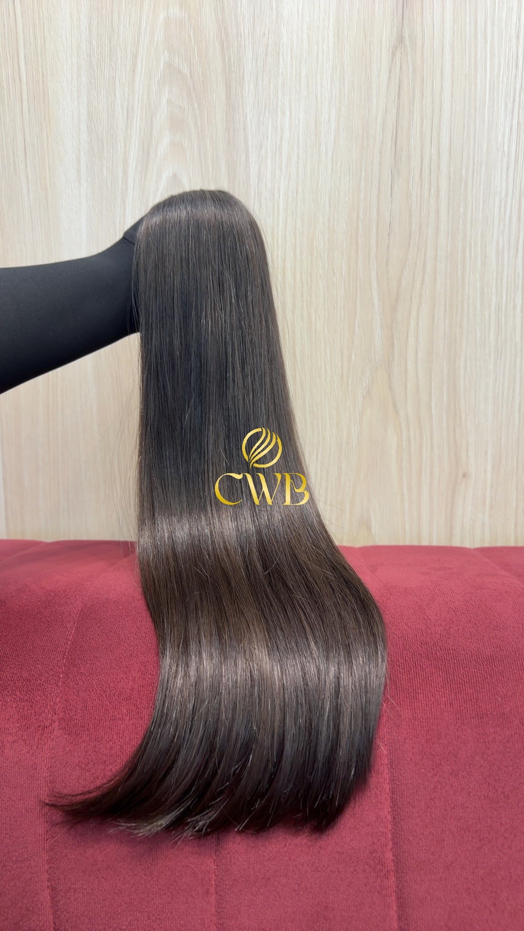 Cabelo Castanho Claro 59cm 105g Brasileiro do Sul