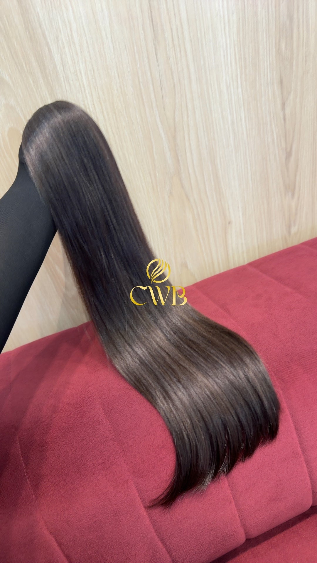 Cabelo Castanho Claro 59cm 105g Brasileiro do Sul