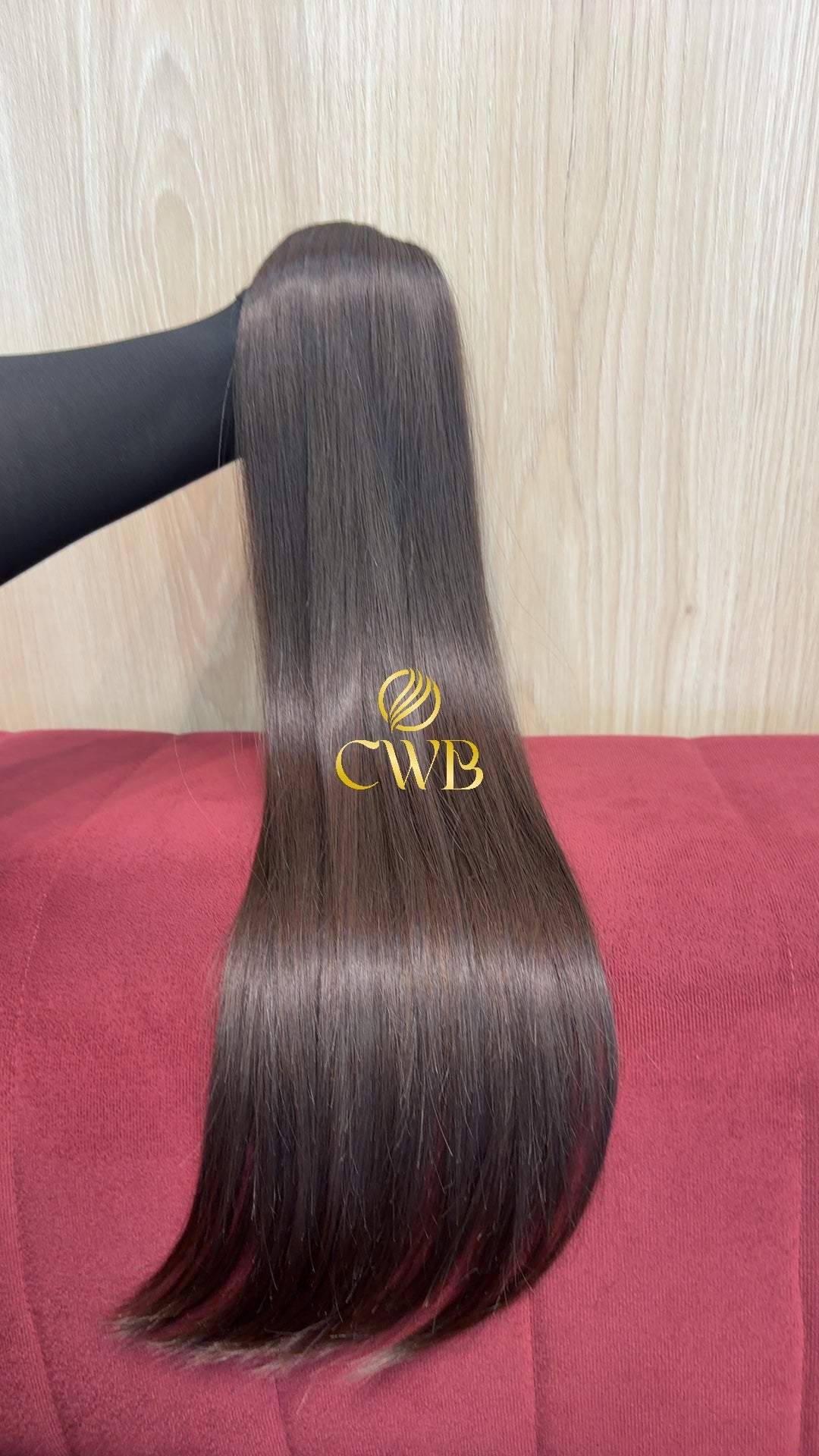 Cabelo Castanho Claro 64cm 102g Brasileiro do Sul