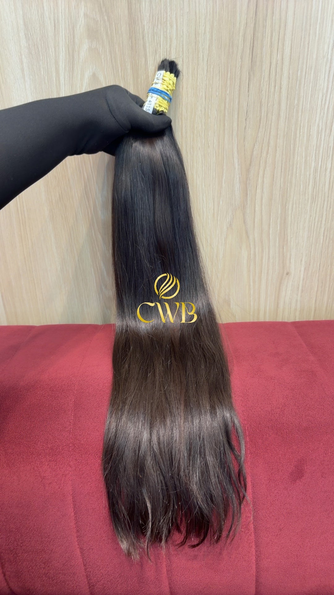 Cabelo Castanho Médio 65cm 142g Brasileiro do Sul