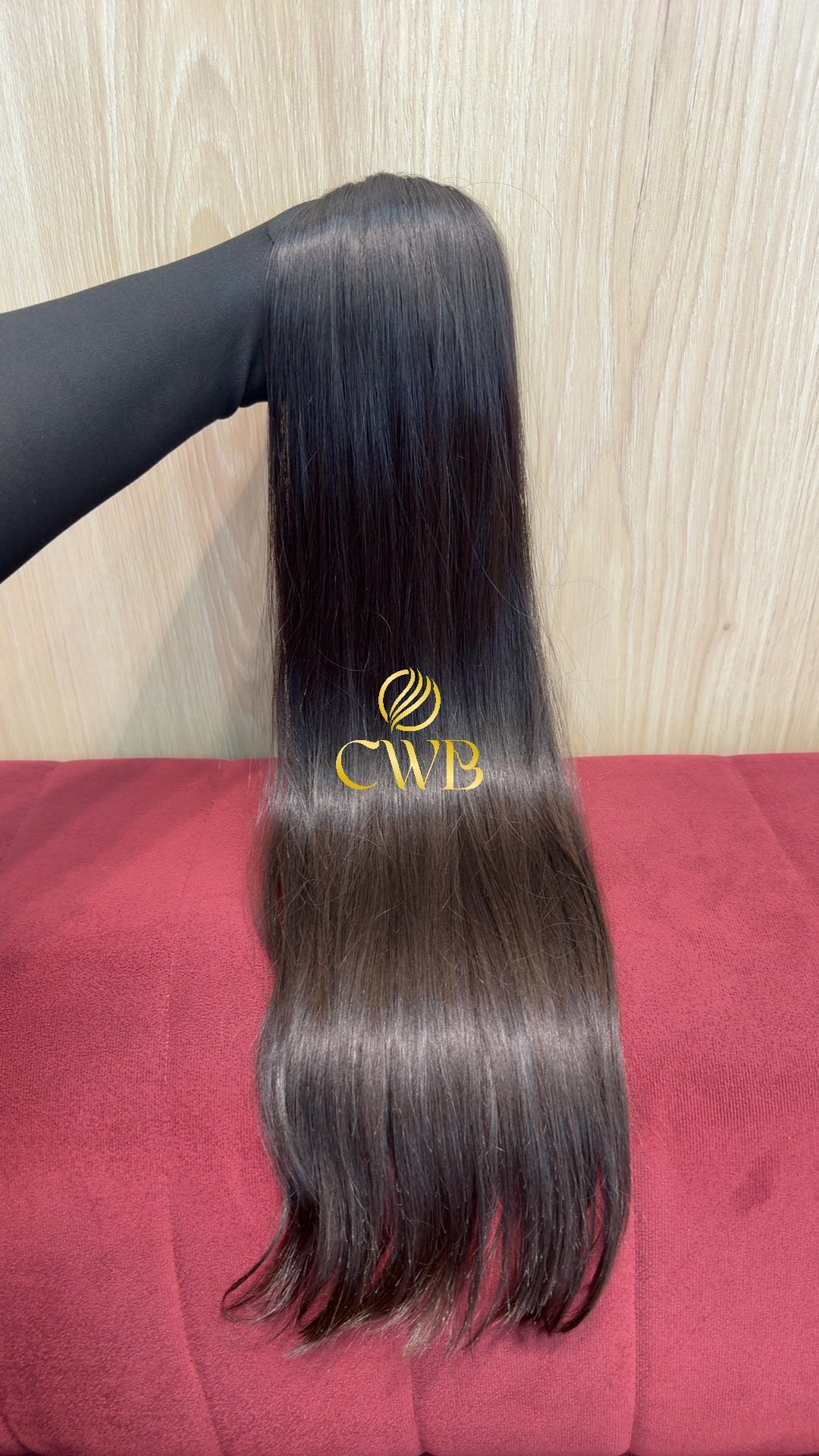 Cabelo Castanho Médio 65cm 142g Brasileiro do Sul