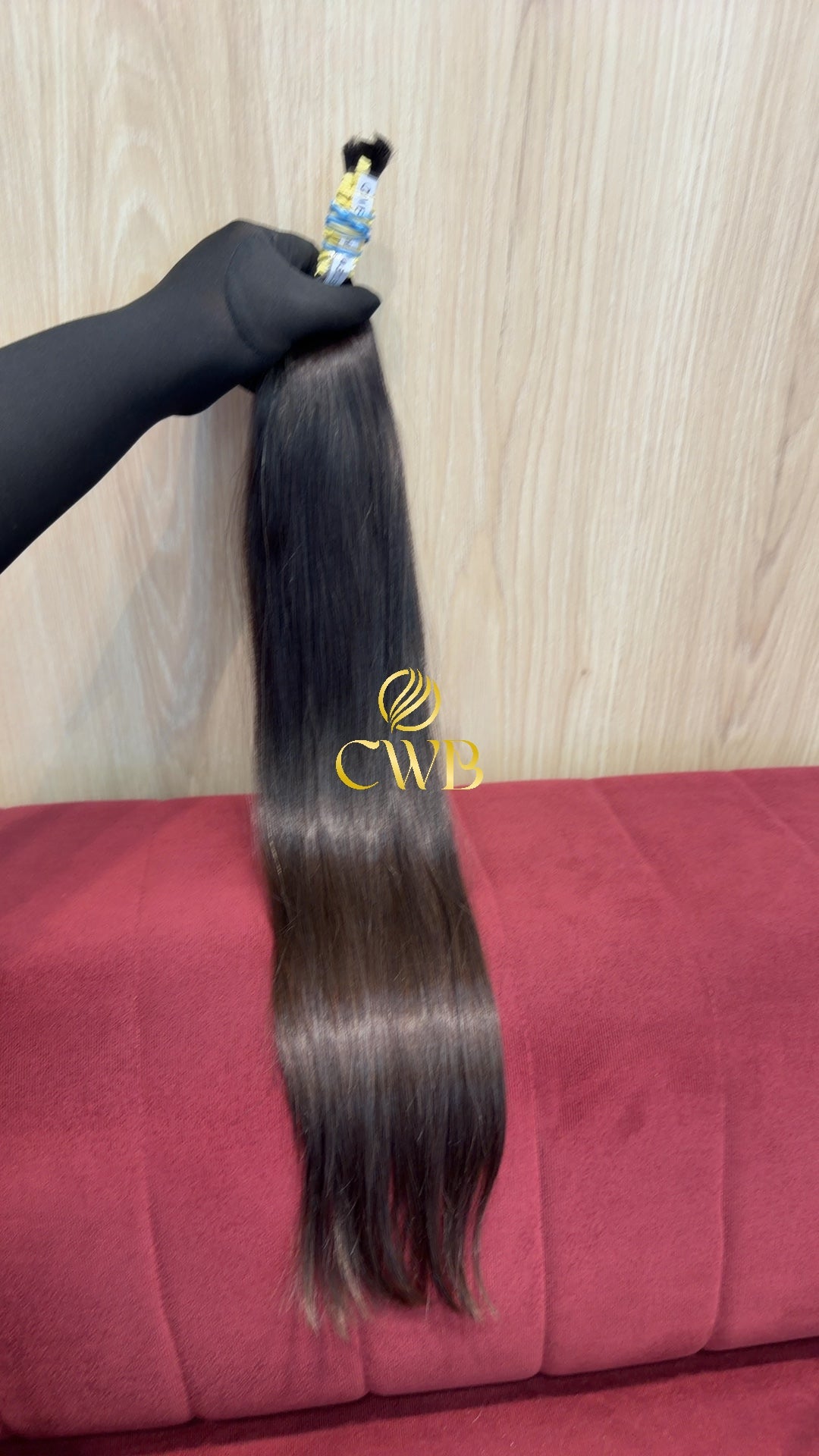 Cabelo Castanho Claro 65cm 74g Brasileiro do Sul