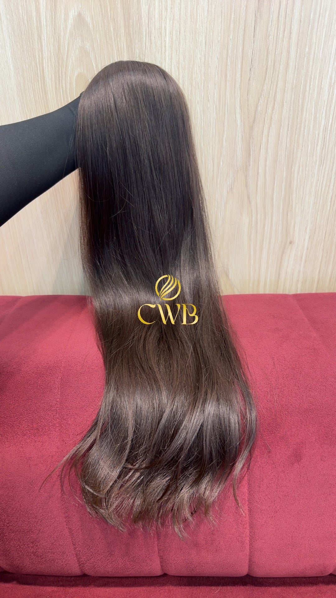 Cabelo Castanho Claro 67cm 165g Brasileiro do Sul