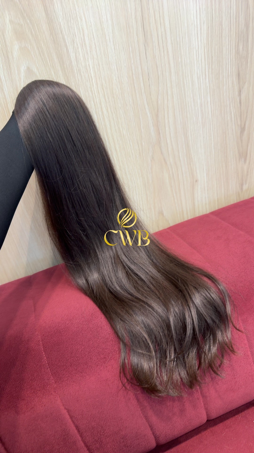 Cabelo Castanho Claro 67cm 165g Brasileiro do Sul