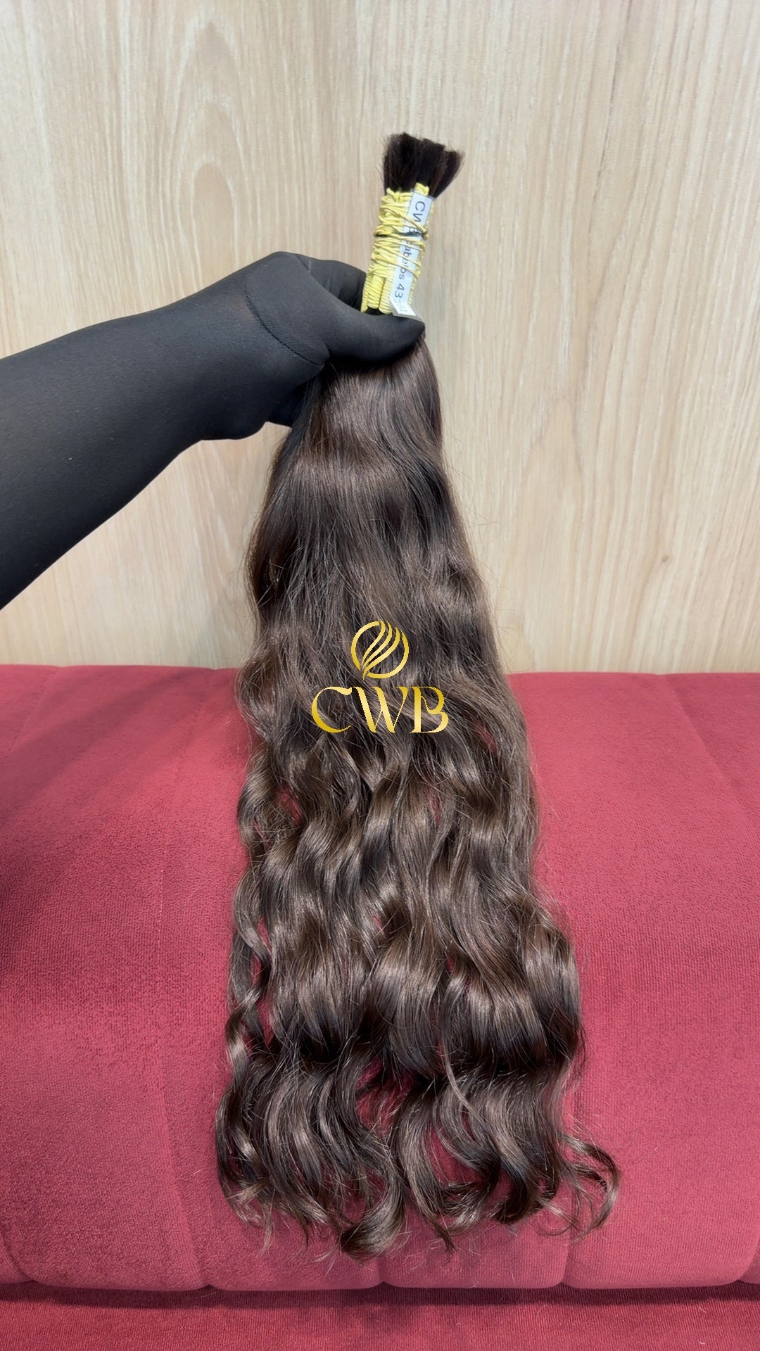 Cabelo Castanho Claro 57cm 121g Brasileiro do Sul