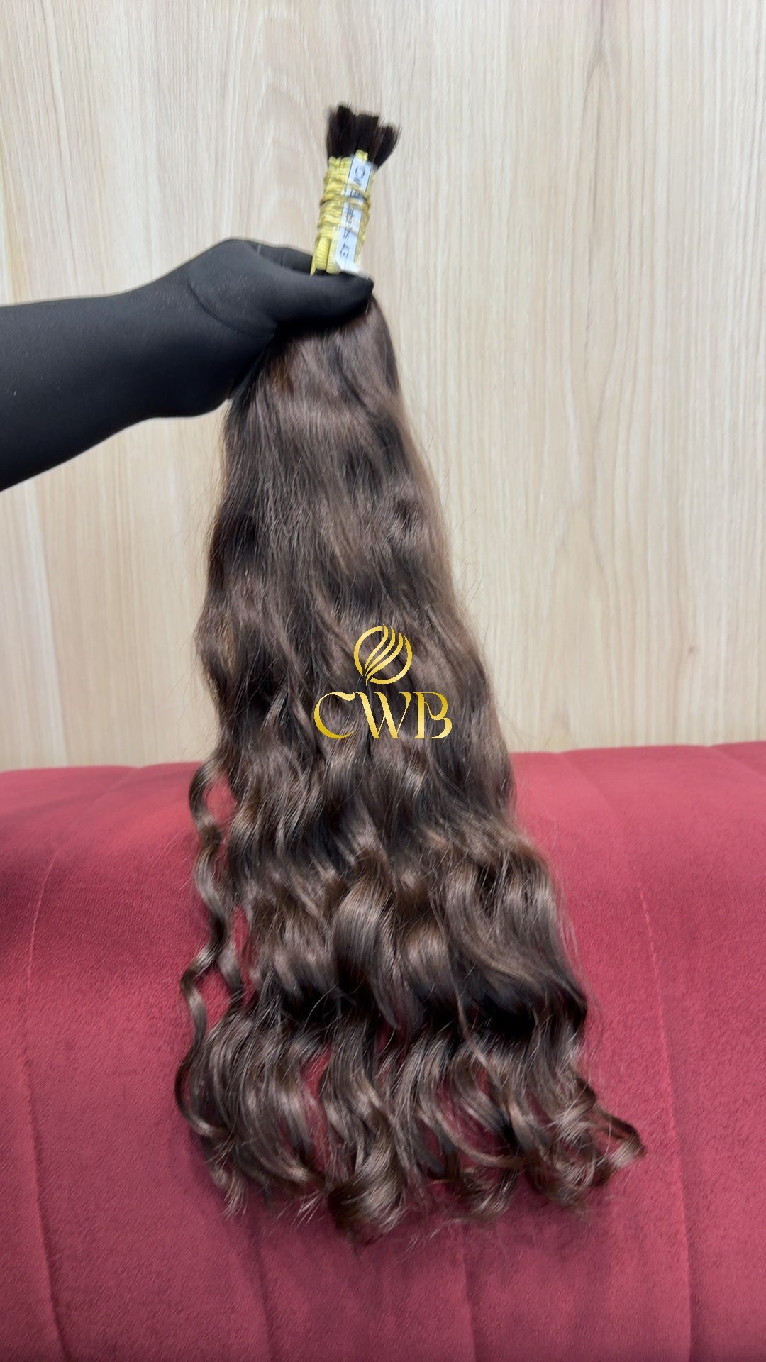 Cabelo Castanho Claro 57cm 121g Brasileiro do Sul