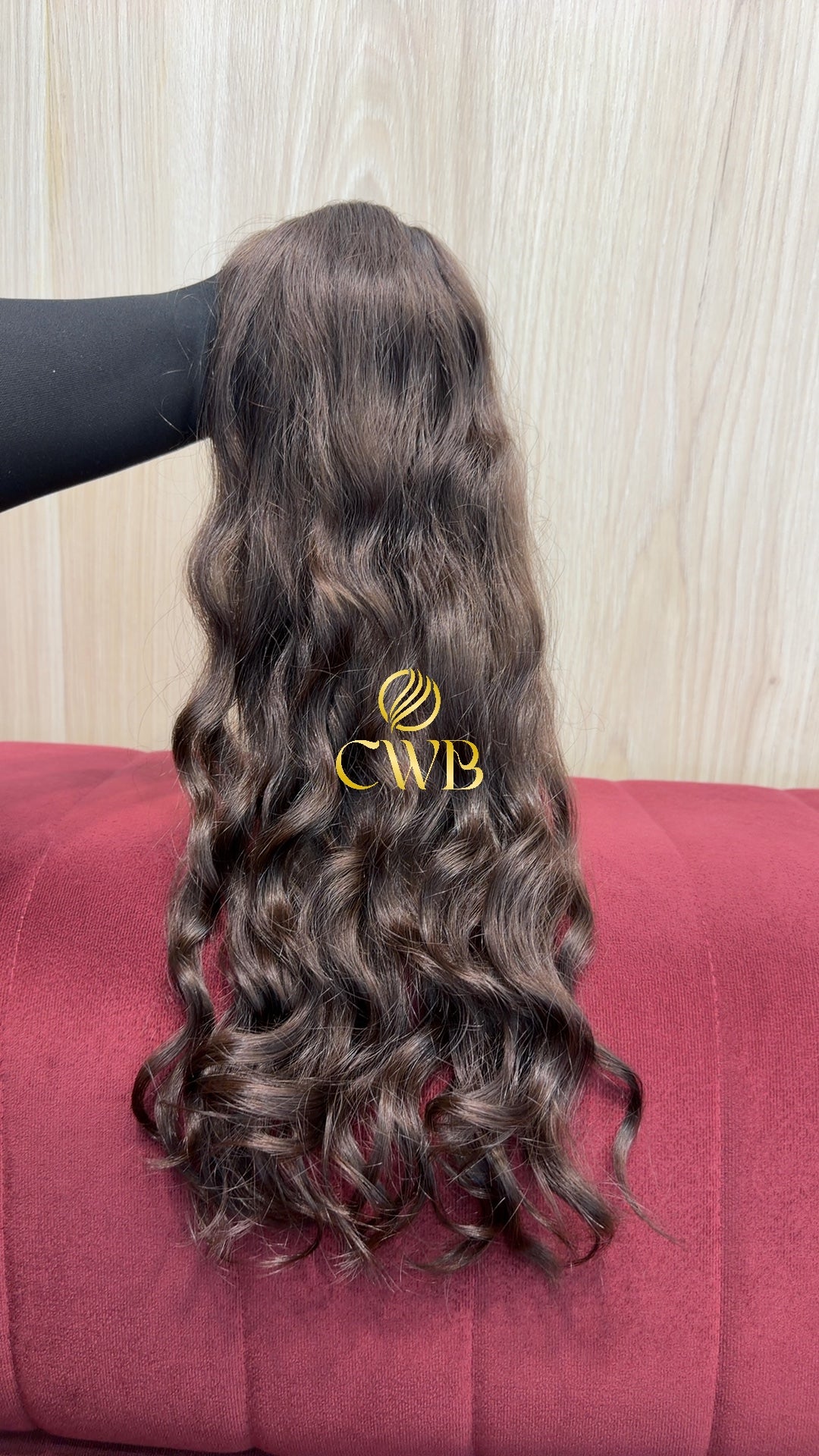 Cabelo Castanho Claro 57cm 121g Brasileiro do Sul