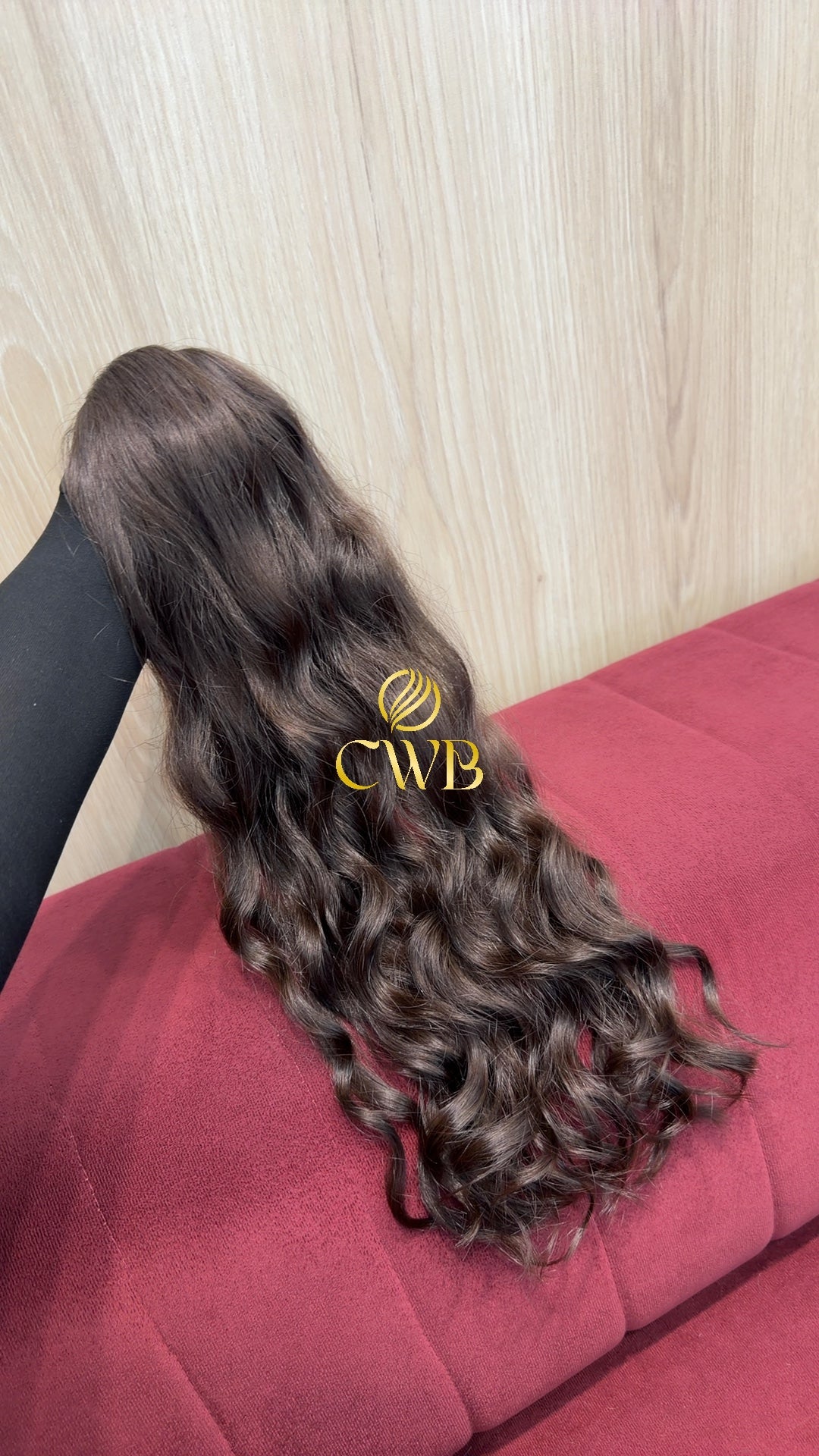 Cabelo Castanho Claro 57cm 121g Brasileiro do Sul