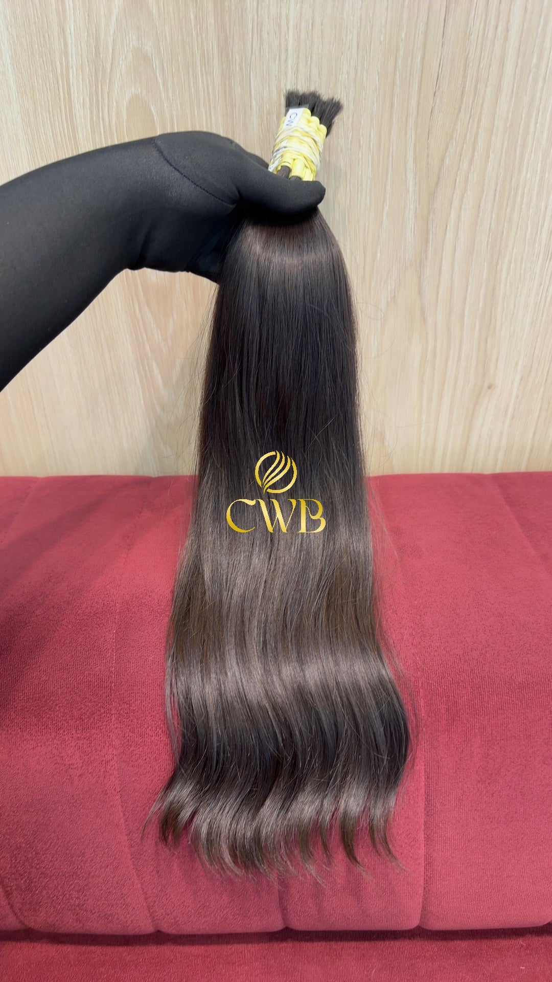 Cabelo Castanho Médio 52cm 149g Brasileiro do Sul