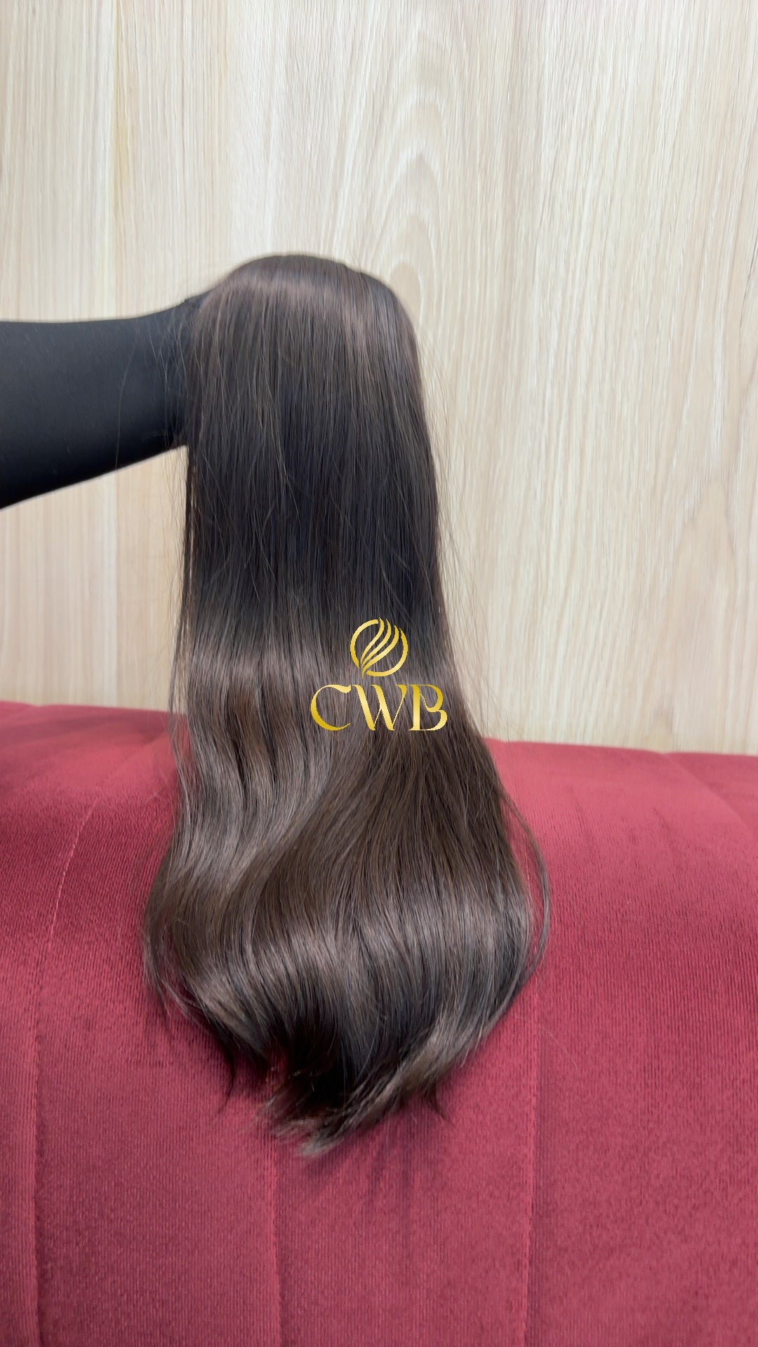 Cabelo Castanho Médio 52cm 149g Brasileiro do Sul