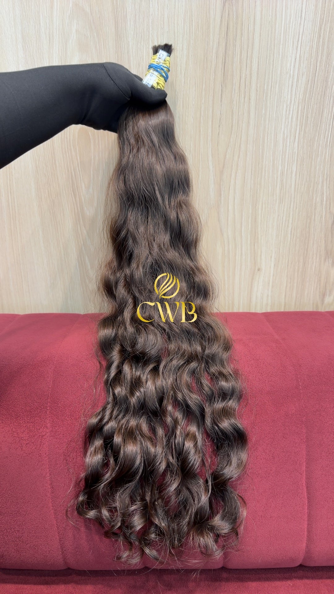 Cabelo Castanho Claro 65cm 137g Brasileiro do Sul
