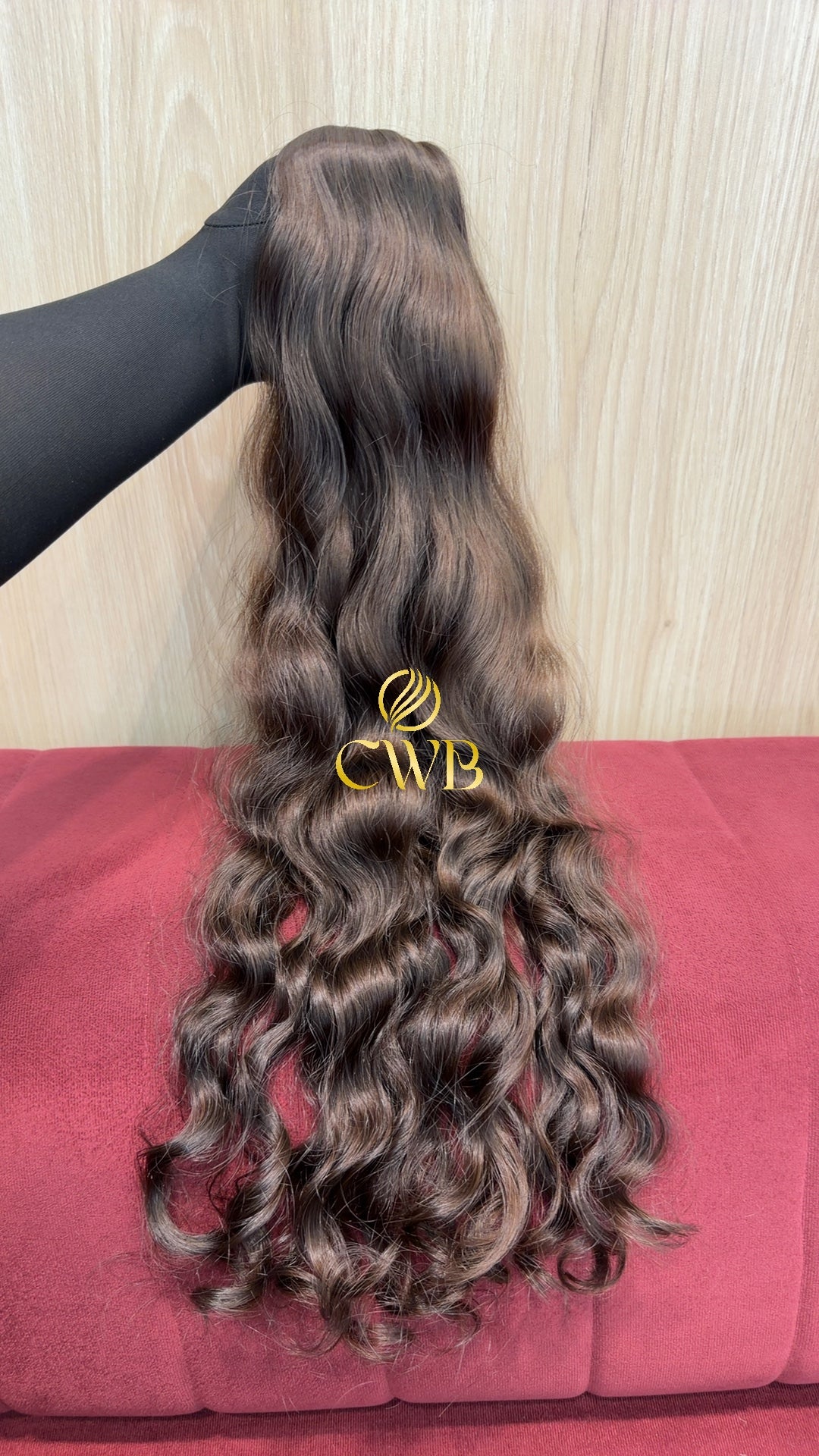 Cabelo Castanho Claro 65cm 137g Brasileiro do Sul