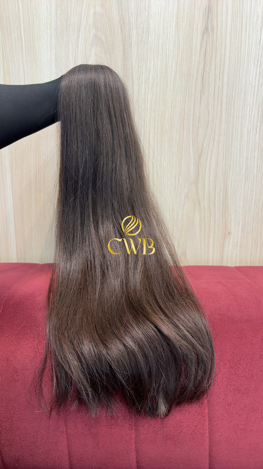 Cabelo Castanho Claro 68cm 158g Brasileiro do Sul