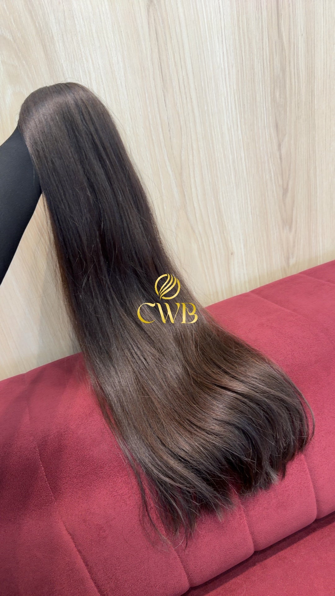 Cabelo Castanho Claro 68cm 158g Brasileiro do Sul