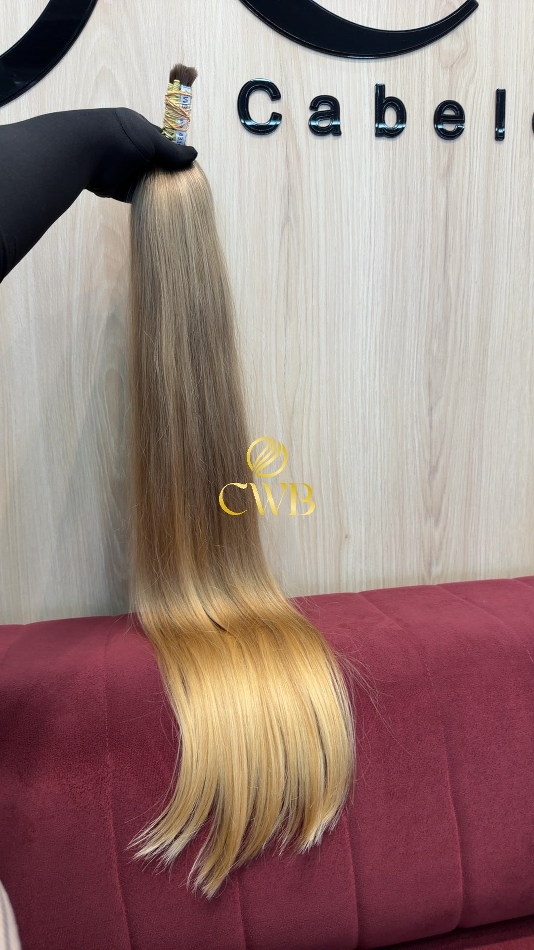 Cabelo Loiro Natural Claríssimo Especial 85cm 142g Brasileiro do Sul