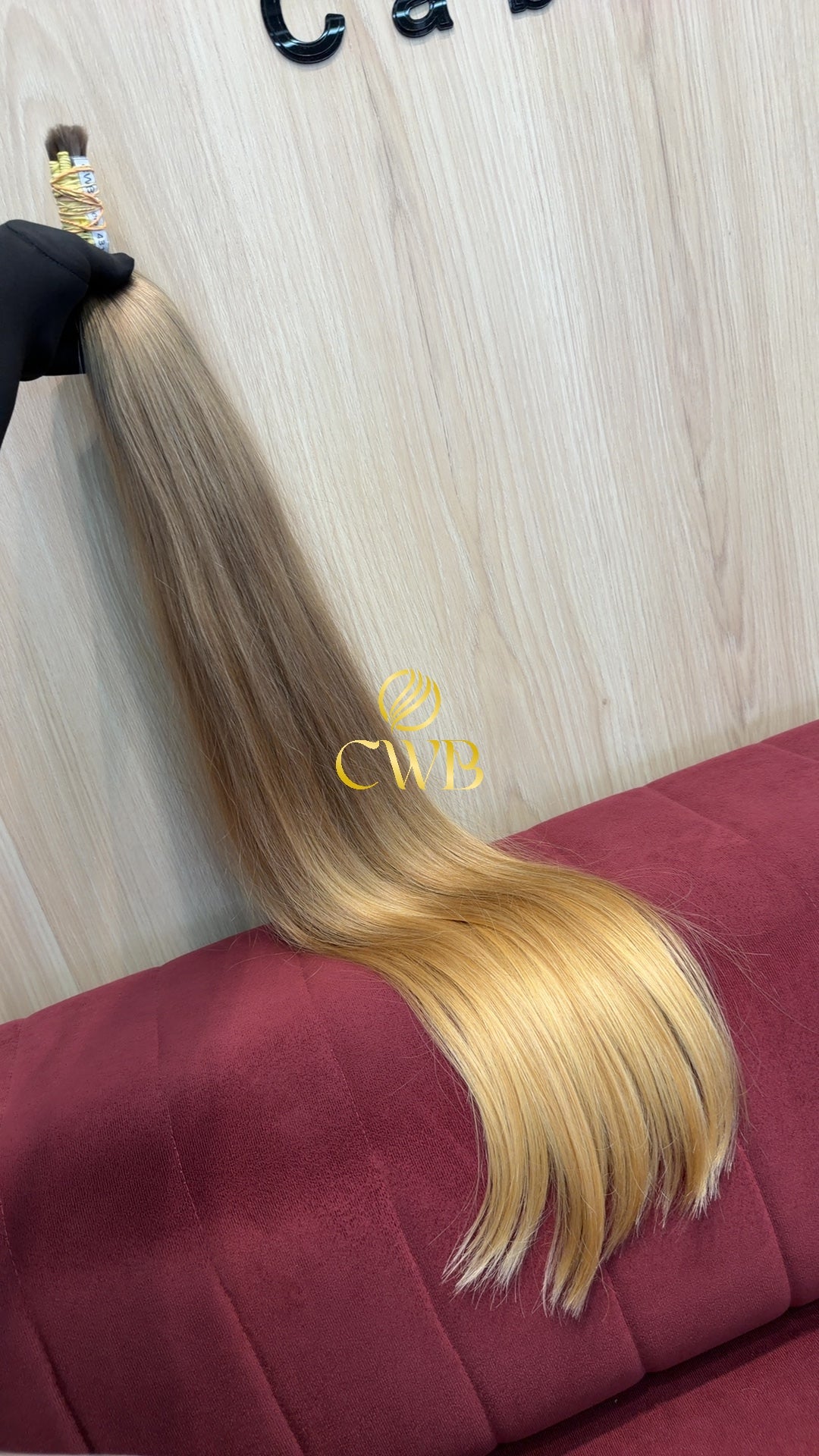 Cabelo Loiro Natural Claríssimo Especial 85cm 142g Brasileiro do Sul