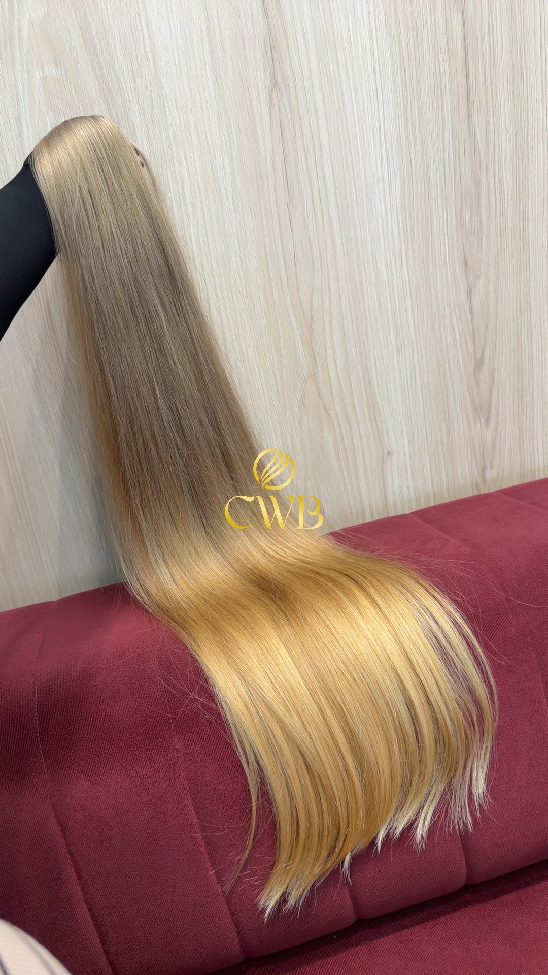 Cabelo Loiro Natural Claríssimo Especial 85cm 142g Brasileiro do Sul