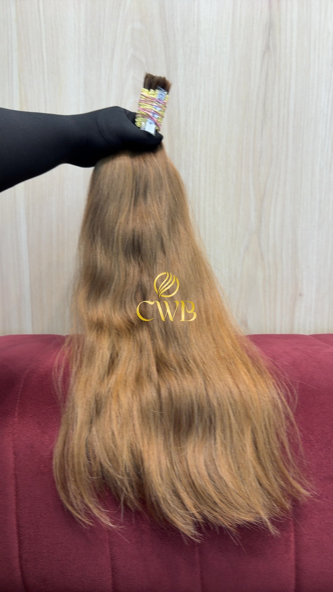 Mega hair loiro claro liso 58cm — peça exclusiva CWB