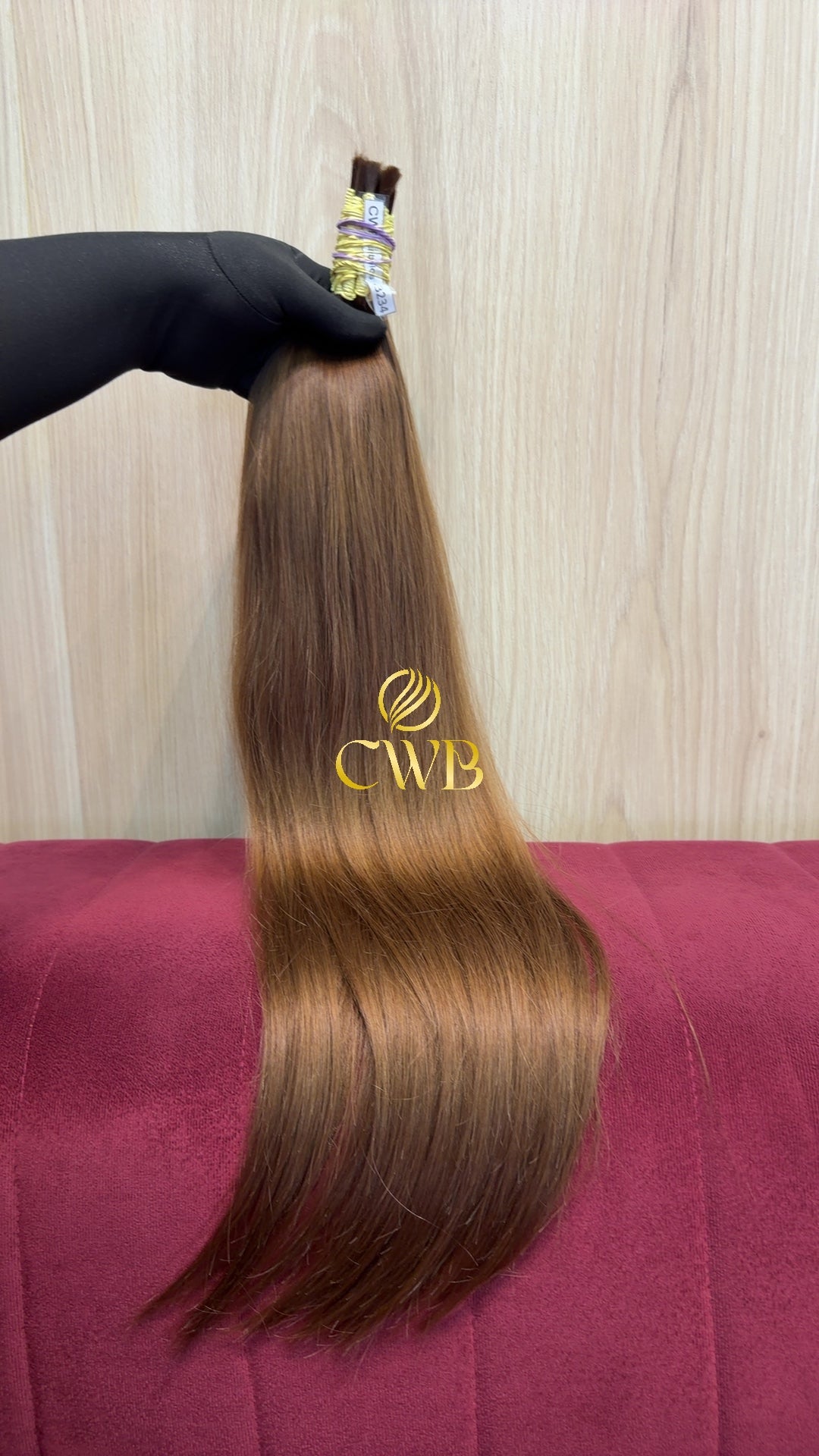 Cabelo Ruivo Claro 64cm 136g Brasileiro do Sul