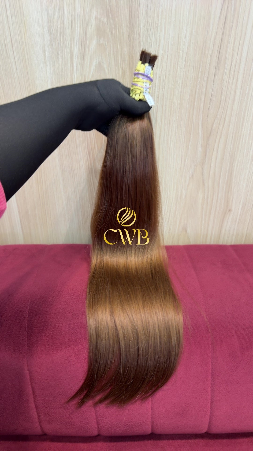 Cabelo Ruivo Claro 64cm 136g Brasileiro do Sul