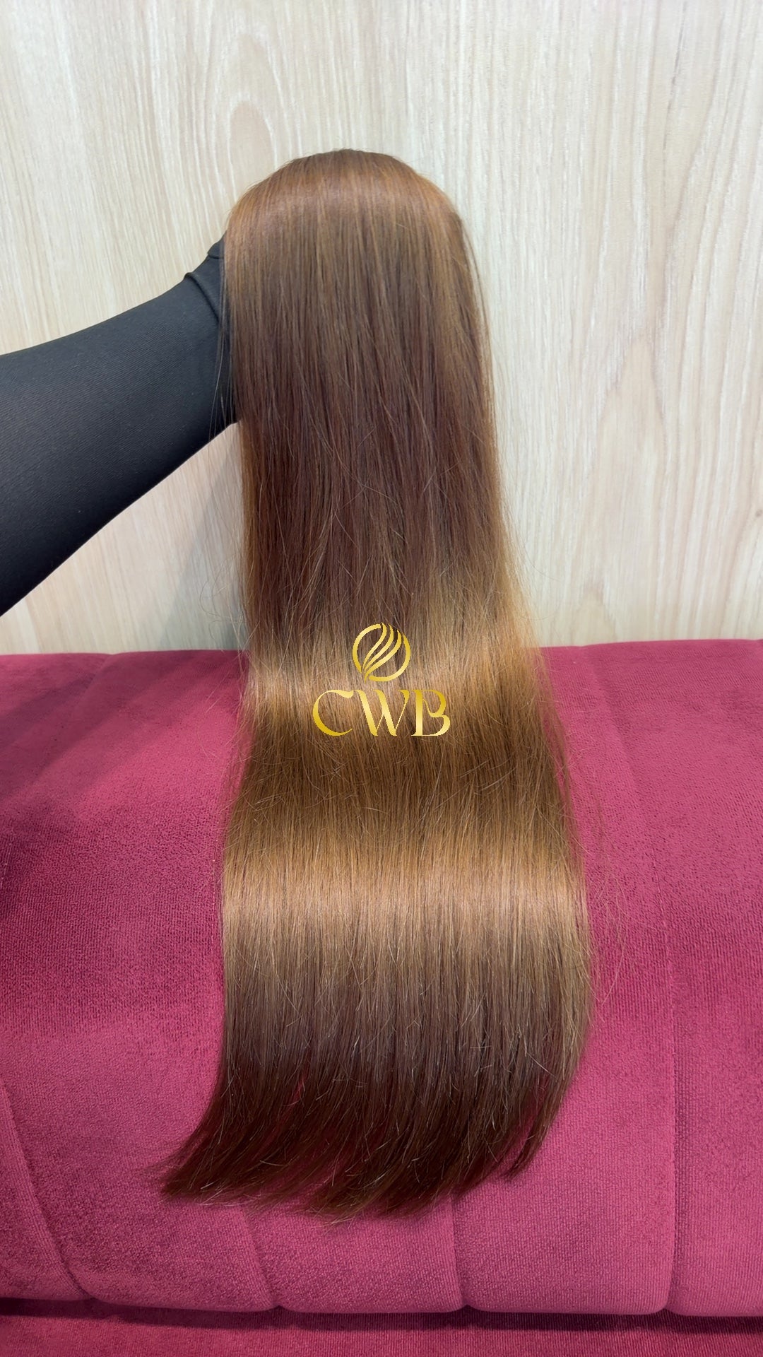 Cabelo Ruivo Claro 64cm 136g Brasileiro do Sul