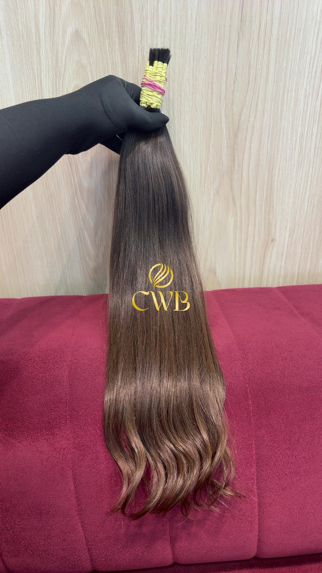 Cabelo Loiro Natural Escuro 56cm 106g Brasileiro do Sul