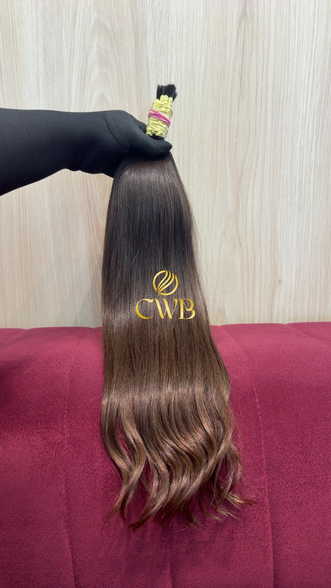 Cabelo Loiro Natural Escuro 56cm 106g Brasileiro do Sul