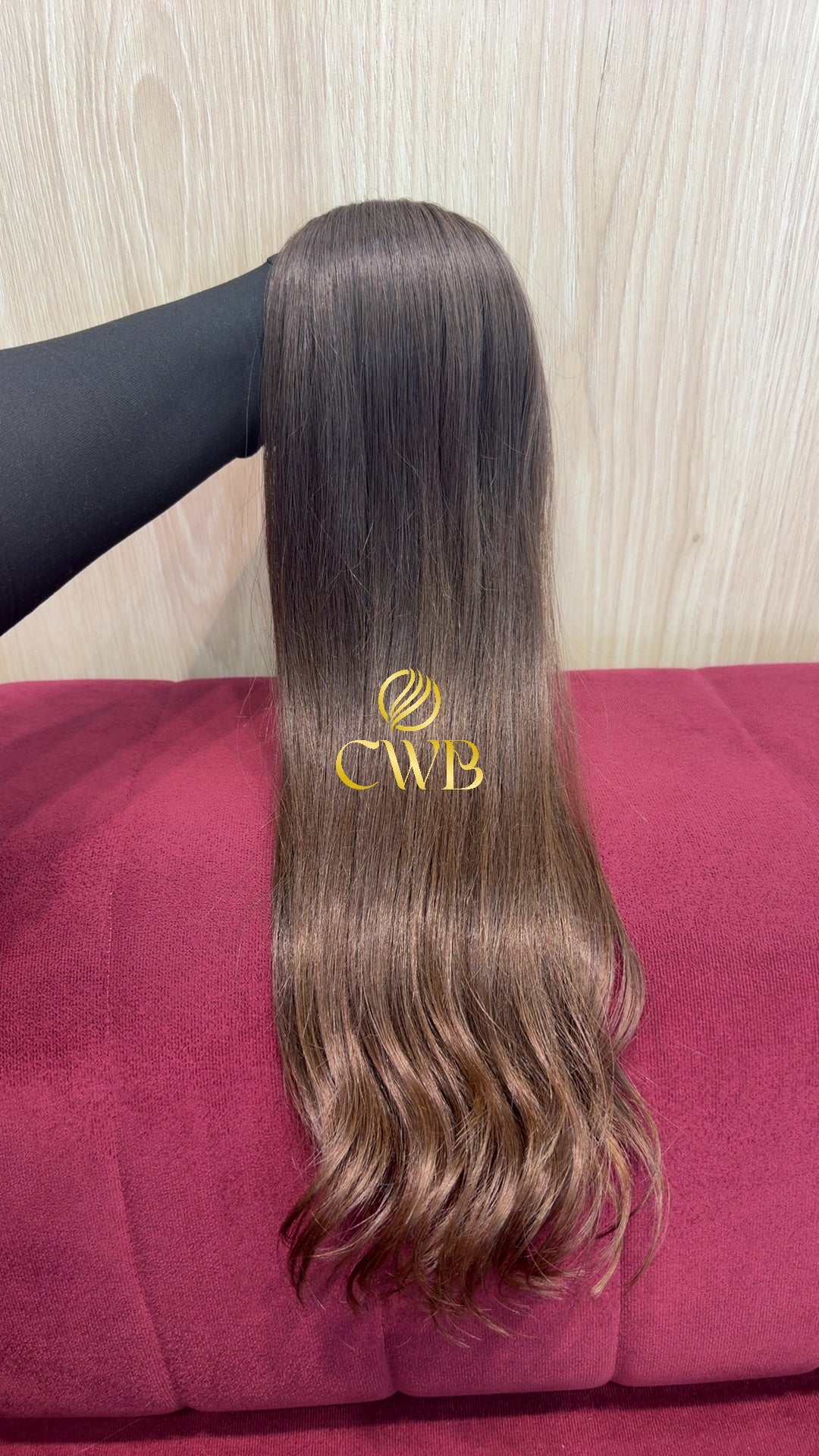 Cabelo Loiro Natural Escuro 56cm 106g Brasileiro do Sul