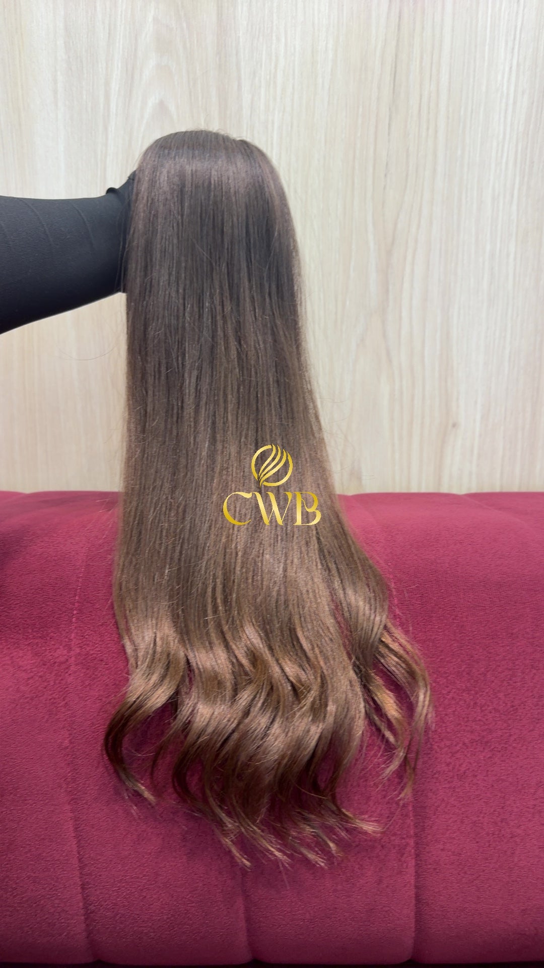 Cabelo Loiro Natural Escuro 56cm 106g Brasileiro do Sul