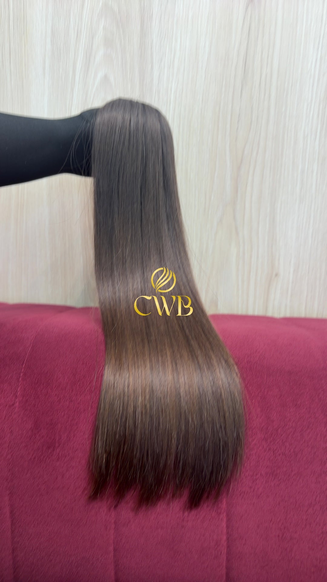 Cabelo Loiro Natural Escuro 57cm 114g Brasileiro do Sul