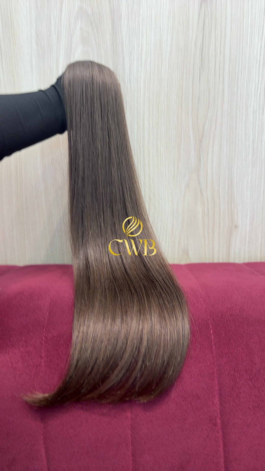 Cabelo Loiro Natural Escuro 62cm 77g Brasileiro do Sul