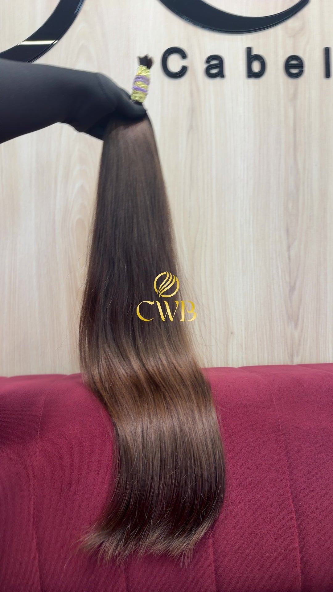 Cabelo Loiro Natural Escuro 70cm 88g Brasileiro do Sul