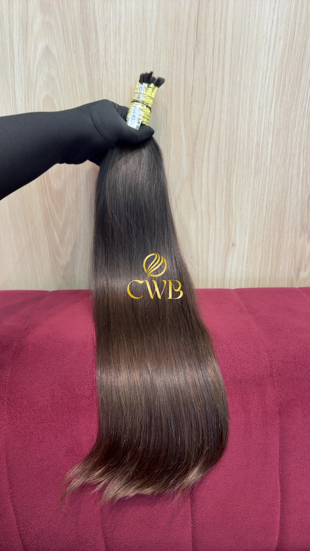 Cabelo Castanho Claro 58cm 109g Brasileiro do Sul