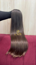 Cabelo Castanho Claro 58cm 109g Brasileiro do Sul