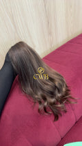 Cabelo Loiro Natural Escuro 40cm 69g Brasileiro do Sul