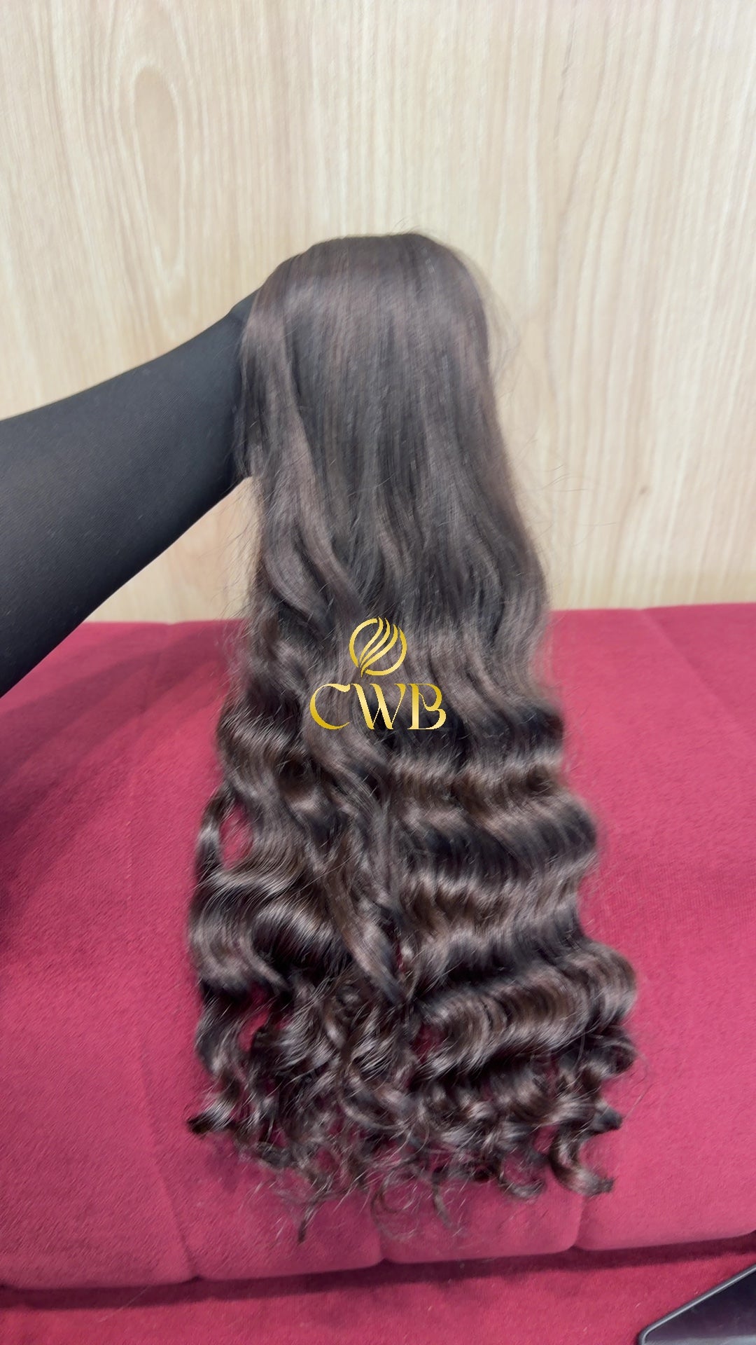 Cabelo Castanho Escuro 52cm 111g Brasileiro do Sul
