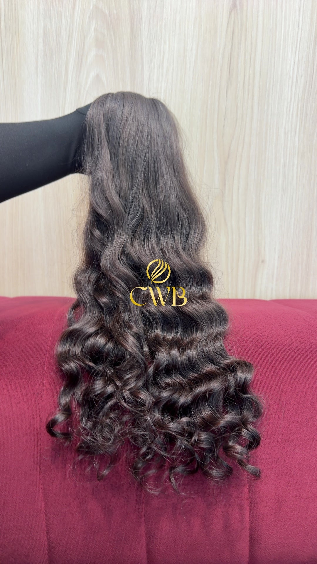 Cabelo Castanho Escuro 52cm 111g Brasileiro do Sul