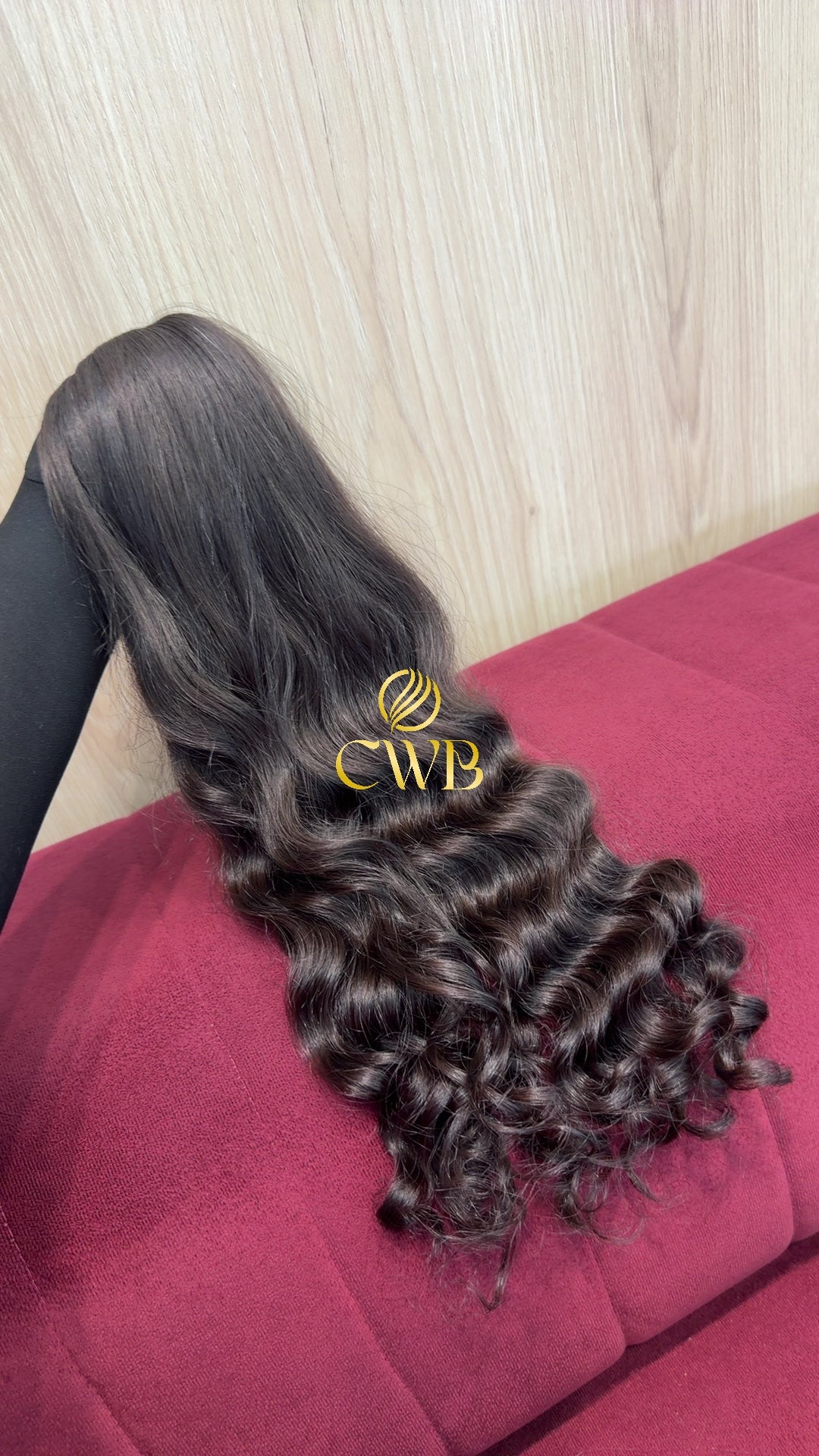 Cabelo Castanho Escuro 52cm 111g Brasileiro do Sul