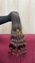 Cabelo Castanho Claro 51cm 51g Brasileiro do Sul