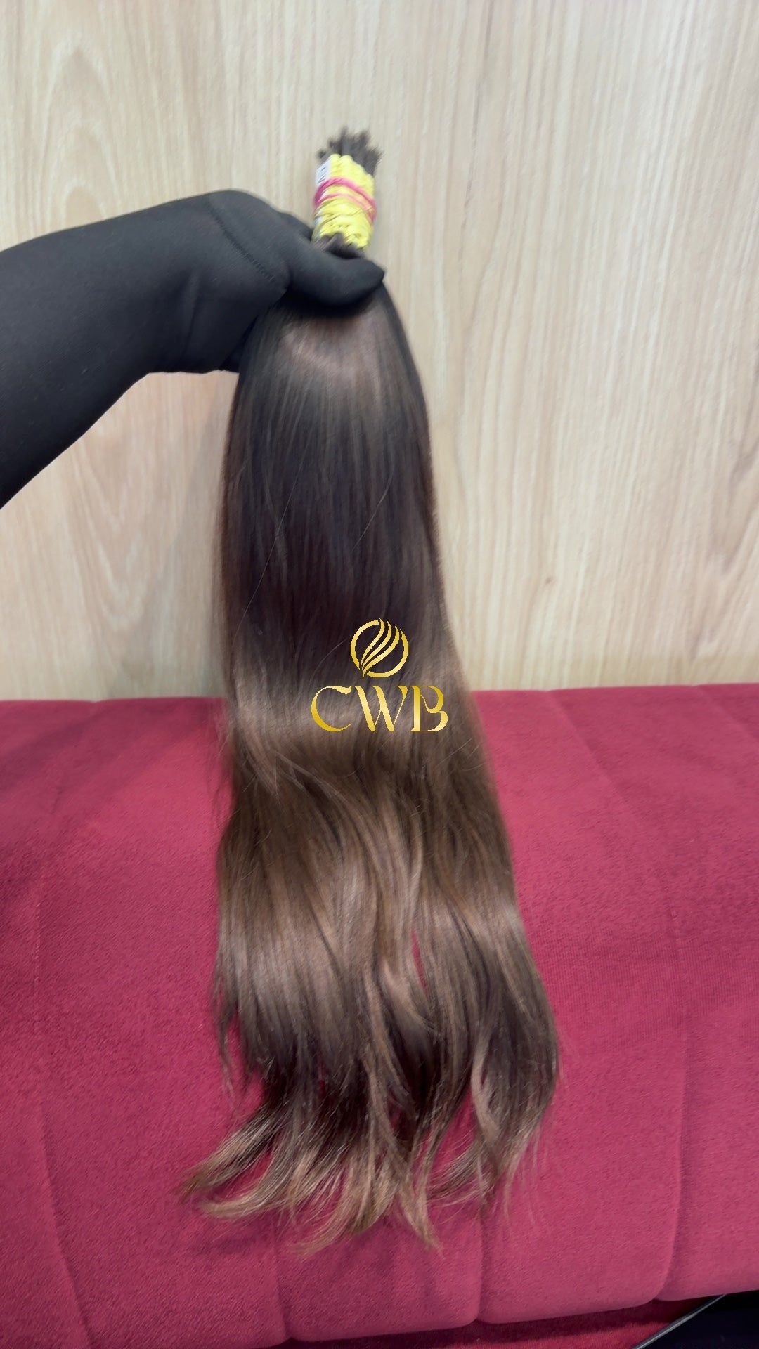 Cabelo Loiro Natural Escuro 58cm 135g Brasileiro do Sul