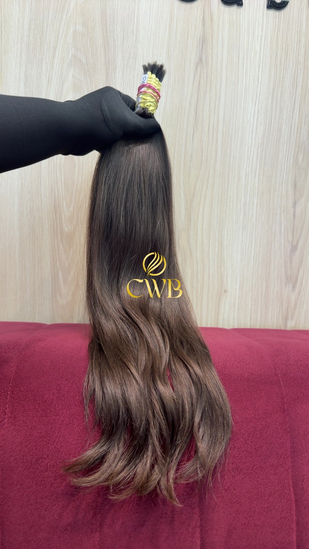 Cabelo Loiro Natural Escuro 58cm 135g Brasileiro do Sul