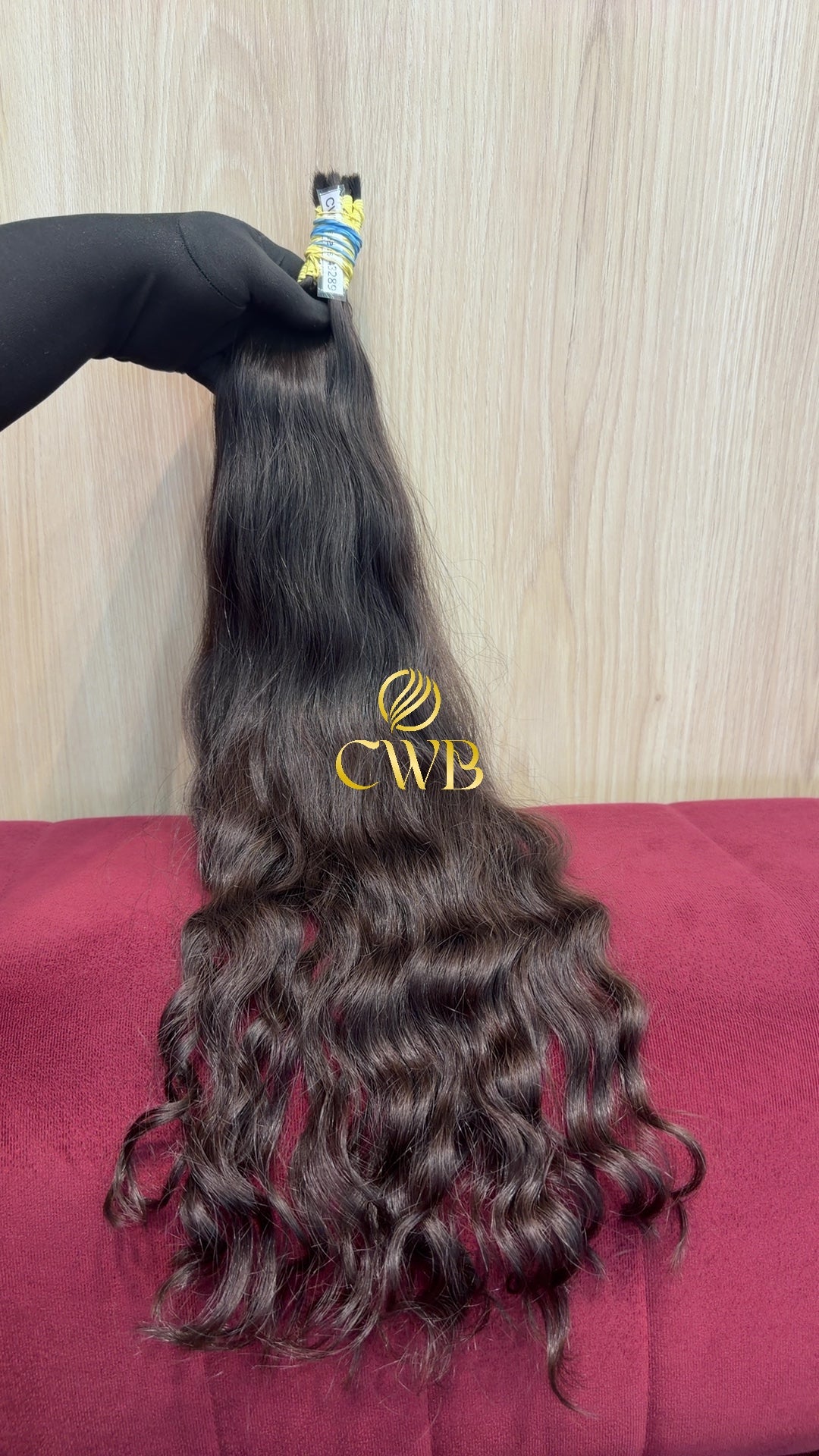 Cabelo Castanho Escuro 64cm 95g Brasileiro do Sul
