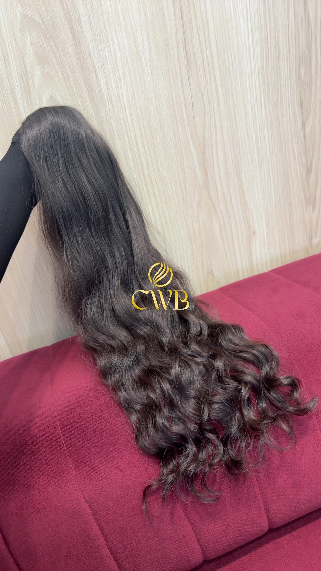 Cabelo Castanho Escuro 64cm 95g Brasileiro do Sul