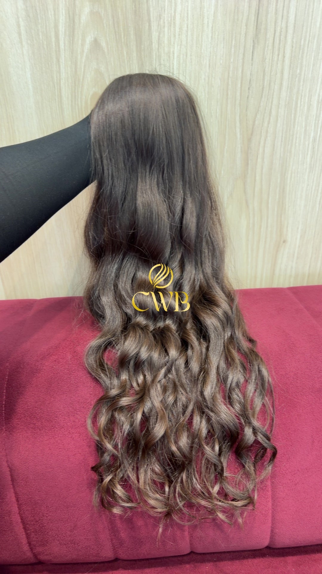 Cabelo Castanho Claro 65cm 157g Brasileiro do Sul