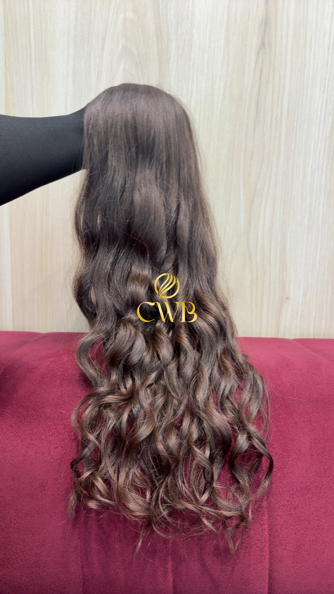 Cabelo Castanho Claro 65cm 157g Brasileiro do Sul