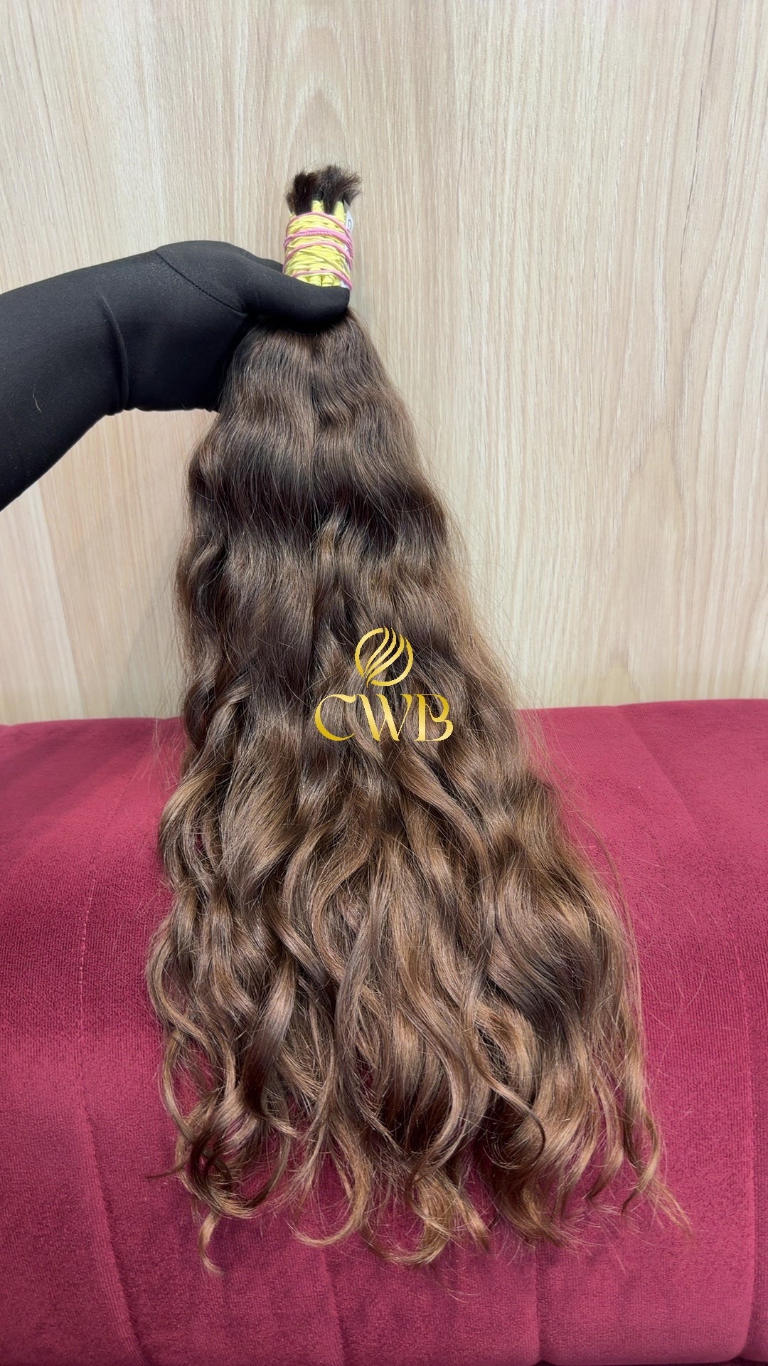 Cabelo Loiro Natural Escuro 55cm 171g Brasileiro do Sul