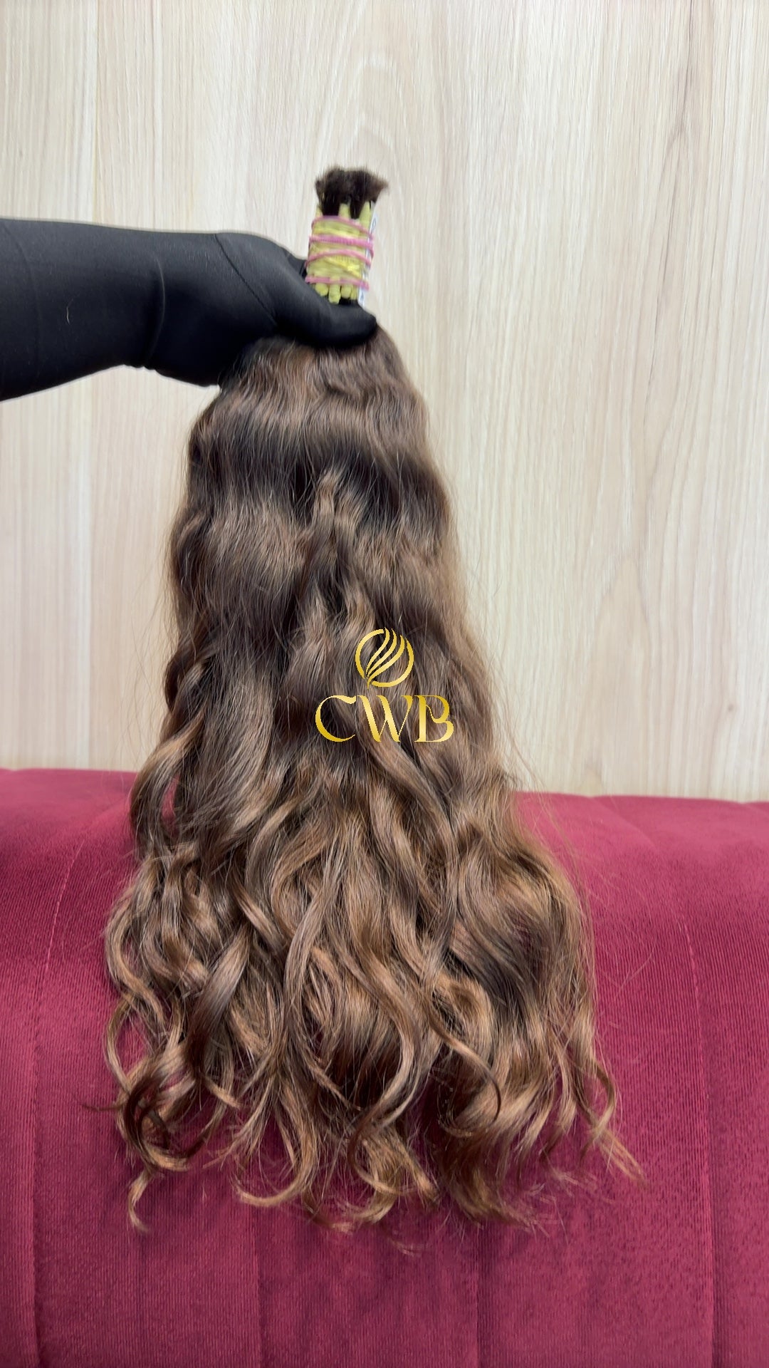Cabelo Loiro Natural Escuro 55cm 171g Brasileiro do Sul